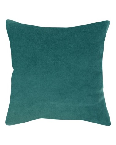 Coussin  en coton vert de gris 45 x 45
