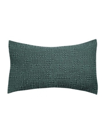 Coussin   en coton prusse 40 x 65