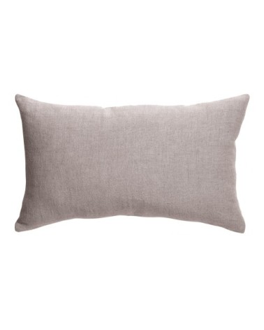 Coussin uni  en lin orage 30 x 50