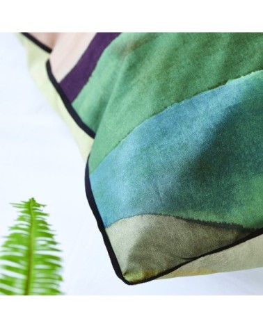 Housse de couette imprimée en coton marron 260x240