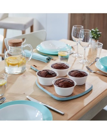 Ramequin blanc rond ultraléger D11cm