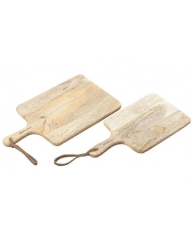 Set de 2 planches à découper en bois à suspendre