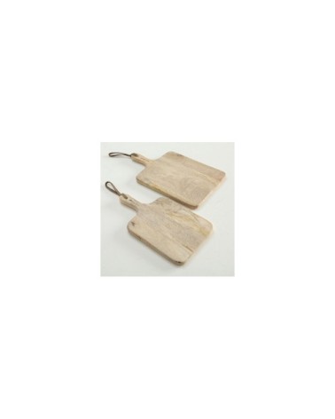 Set de 2 planches à découper en bois à suspendre