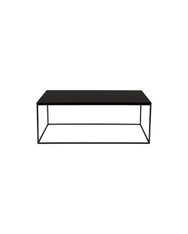 Table basse rectangulaire noir
