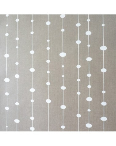 Nappe enduite rectangle 160 x 240 cm taupe