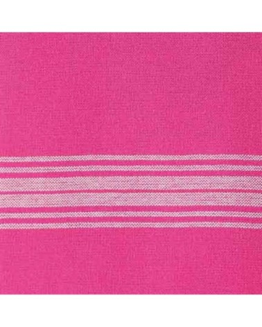 Lot de 3 torchons coton  rose indien 50x70 cm