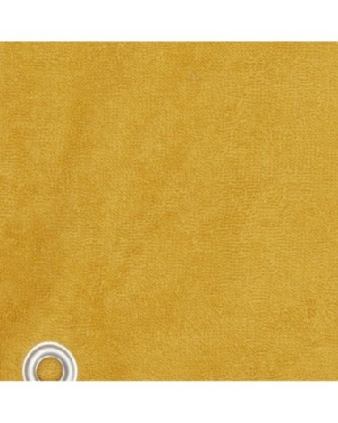 Lot de 3 torchons carrés avec illet  safran 50x50 cm