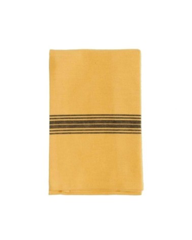 Lot de 3 torchons coton  safran 50x70 cm