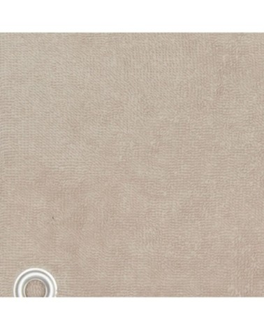 Lot de 3 torchons carrés avec illet  sable 50x50 cm