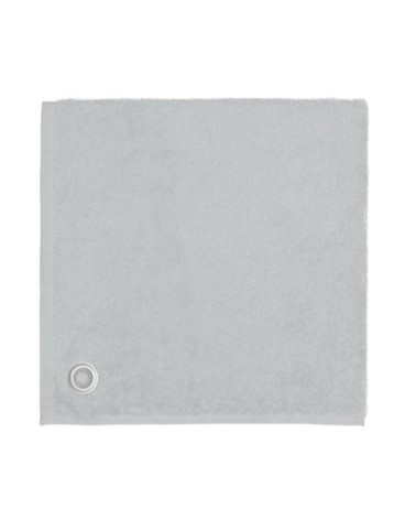 Lot de 3 torchons carrés avec illet  glacier 50x50 cm