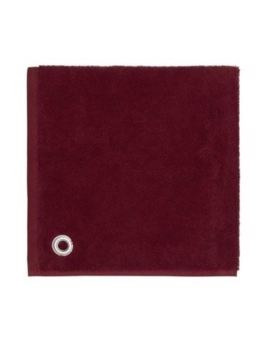 Lot de 3 torchons carrés avec illet  cardinal 50x50 cm