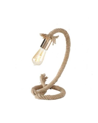Lampe à poser corde H39cm
