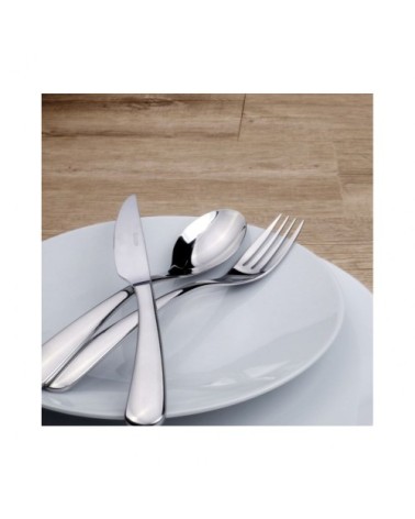 Ménagère 24 couverts acier inox finition poli-miroir