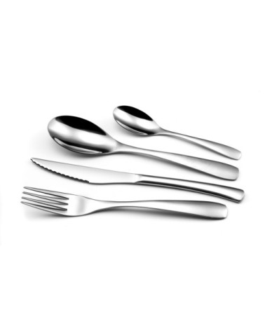 Ménagère 24 couverts en acier inox finition brillante