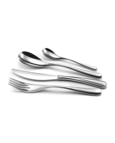 Ménagère 24 couverts en acier inox finition poli-miroir