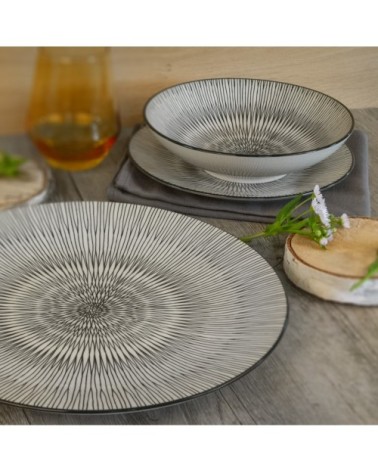 Coffret 6 assiettes plates D27cm