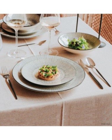 Coffret 6 assiettes plates D27cm