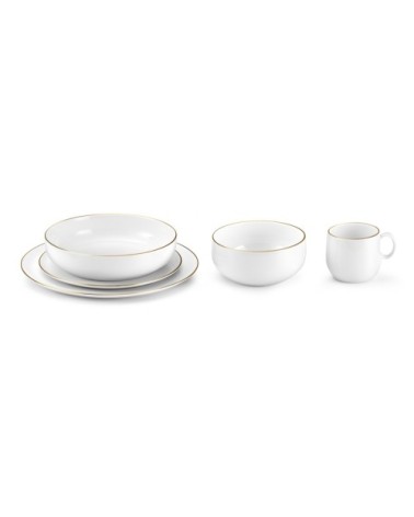 Coffret 6 assiettes plates D27cm