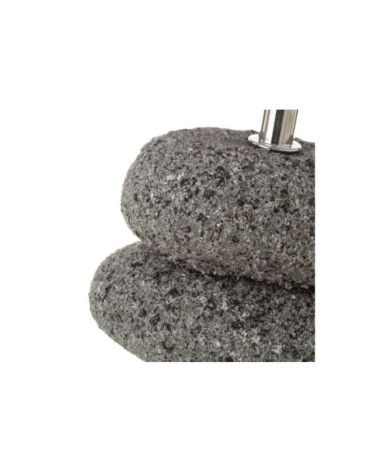 Lampe à Poser Galets Abat-jour Blanc