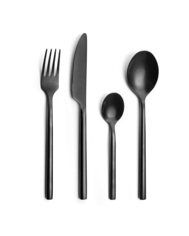 Ménagère 16 couverts noirs