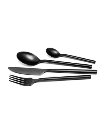 Ménagère 16 couverts noirs