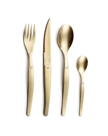 Ménagère 16 couverts or