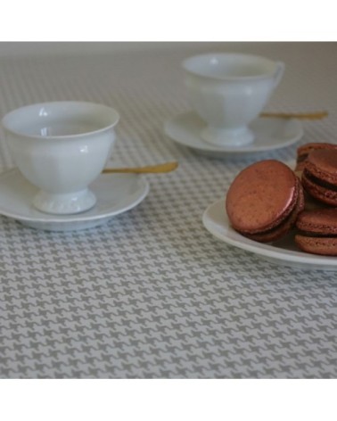 Nappe enduite rectangle 160 x 240 cm gris