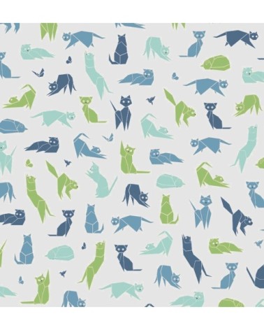 Nappe enduite rectangle 160 x 300 cm bleu