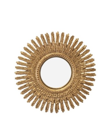 Miroir soleil D30 cm or