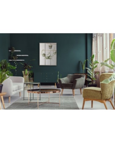 Miroir verrière style industriel 90x120 argent