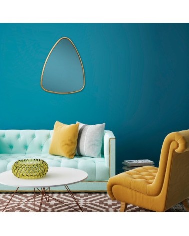 Miroir triangle 42x50 cm or