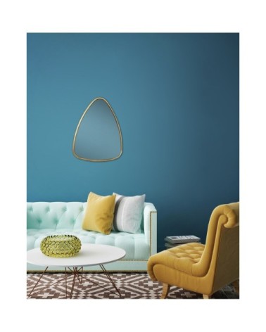 Miroir triangle 42x50 cm or