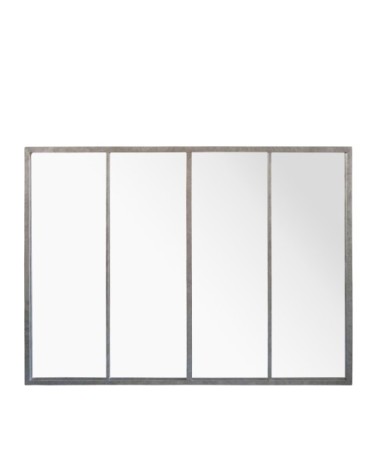 Miroir atelier verrière 90x120 argent