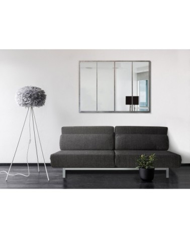 Miroir atelier verrière 90x120 argent