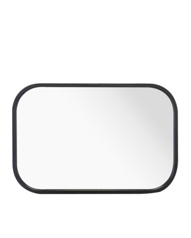 Miroir rectangulaire industriel 40x60 noir