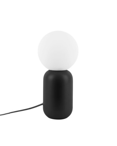 Lampe à poser en métal noir