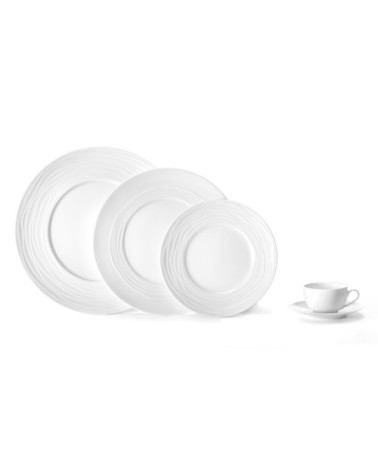 Coffret 6 assiettes creuses à aile D22,2cm