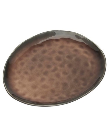 Assiette ovale céramique 28x24cm