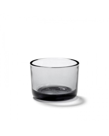 Verre Tumbler Small HEII Gris Fumé Diam 6,5 cm