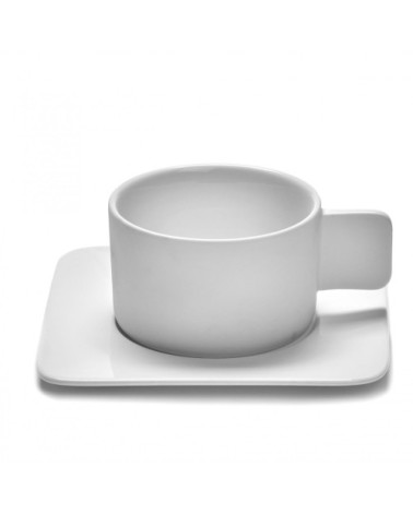 Tasse à expresso en porcelaine blanche D9cm