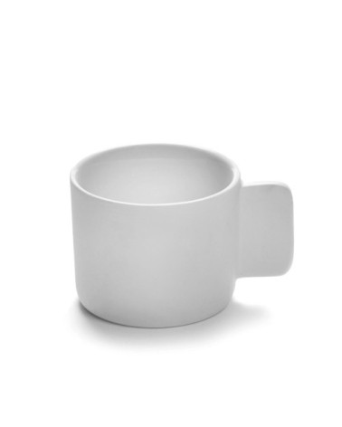 Tasse à café en porcelaine blanche D7cm