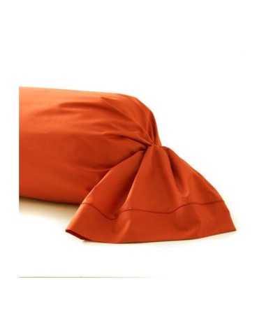 Taie de traversin en Percale Rouge 230 cm cm