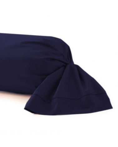 Taie de traversin en Percale Marine 140 cm cm