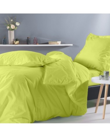 Taie de traversin en Percale Anis 185 cm cm