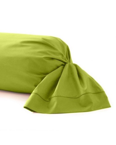 Taie de traversin en Percale Anis 185 cm cm