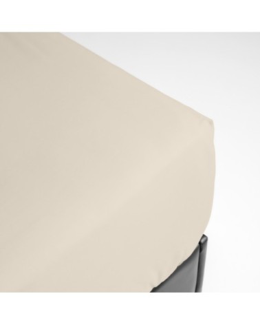 Drap housse en Percale Craie 160x200 cm cm