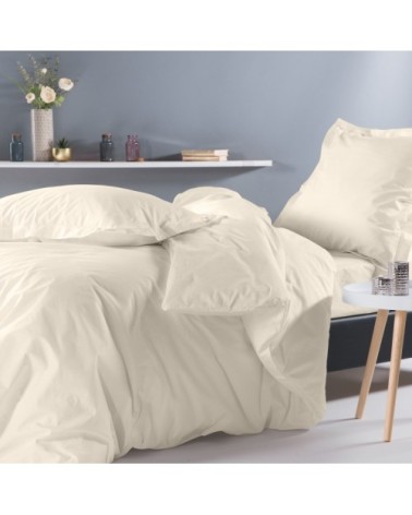 Drap plat en Percale Craie 180x290 cm cm