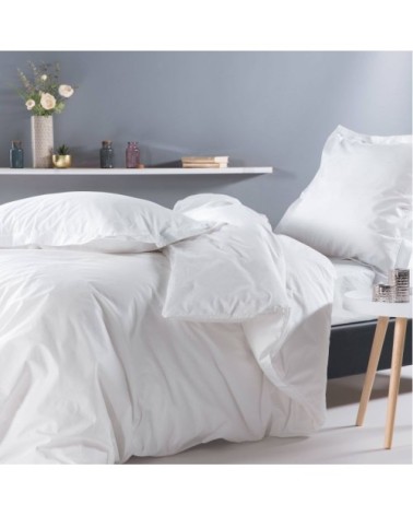 Drap plat en Percale Blanc 240x300 cm cm