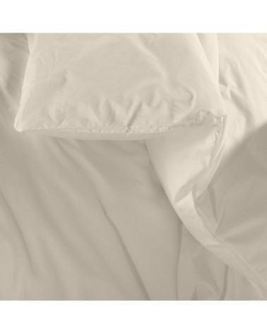 Housse de couette en Percale Craie 200x200 cm cm