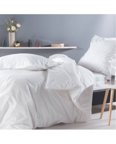 Housse de couette en Percale Blanc 240x220 cm cm